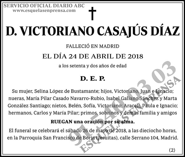 Victoriano Casajús Díaz